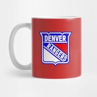 Defunct Denver Rangers Hockey 1989 Mug